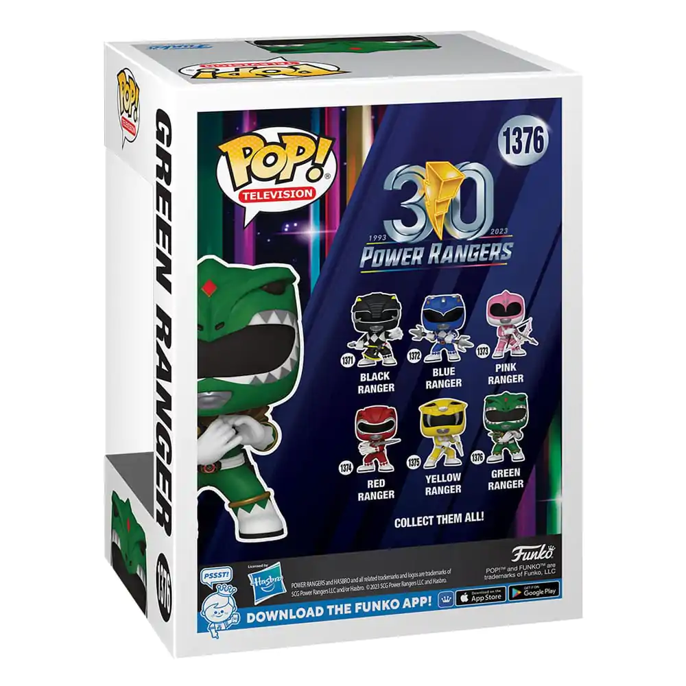 Power Rangers 30. výročí POP! TV vinylová figurka Green Ranger 9 cm fotografii produktu