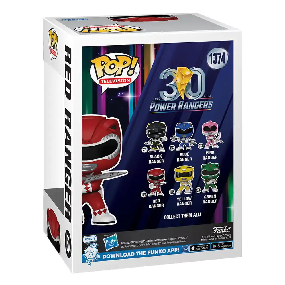 Power Rangers 30th POP! TV vinylová figurka Red Ranger 9 cm fotografii produktu