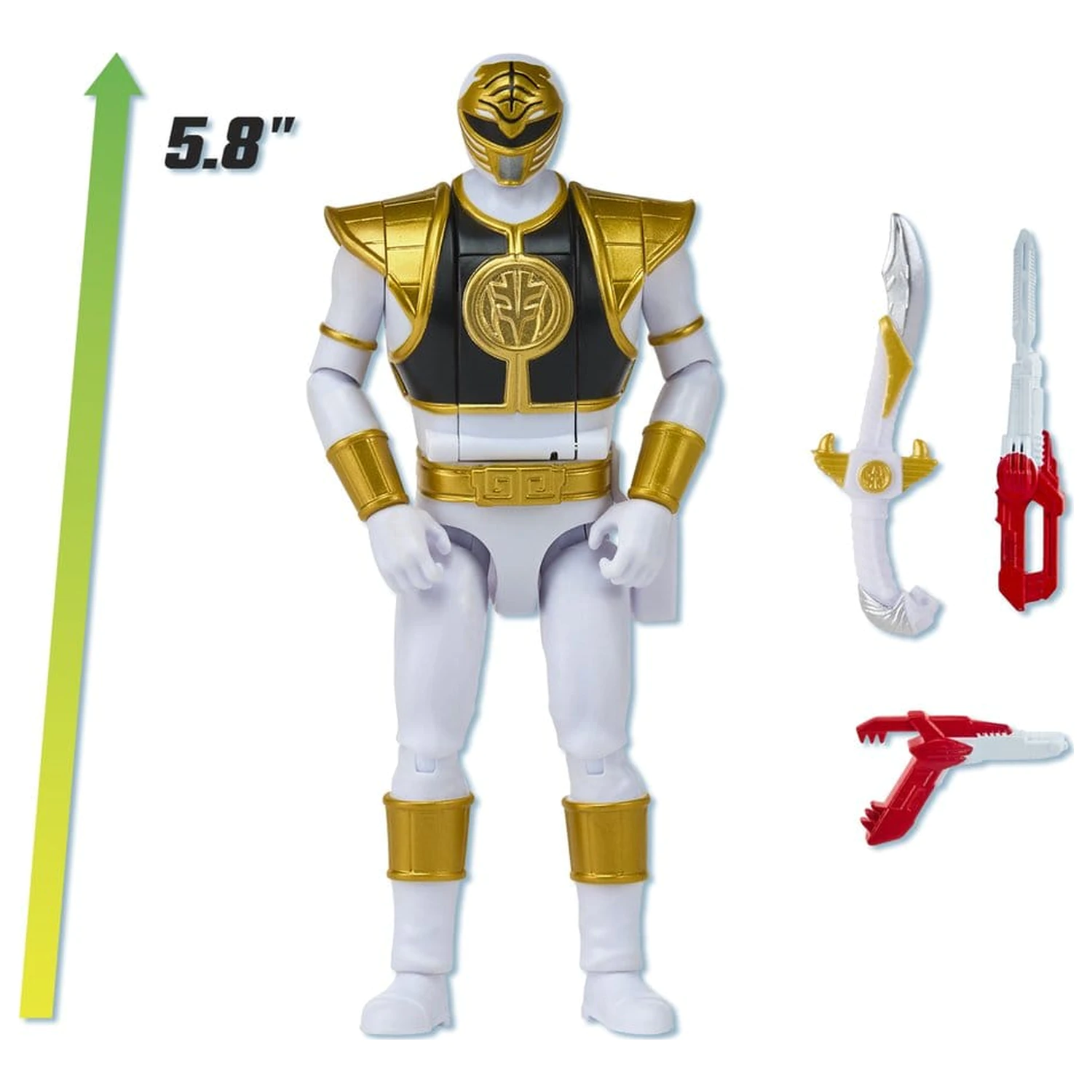 Power Rangers Auto-Morphin akční figurka White Ranger 15 cm fotografii produktu