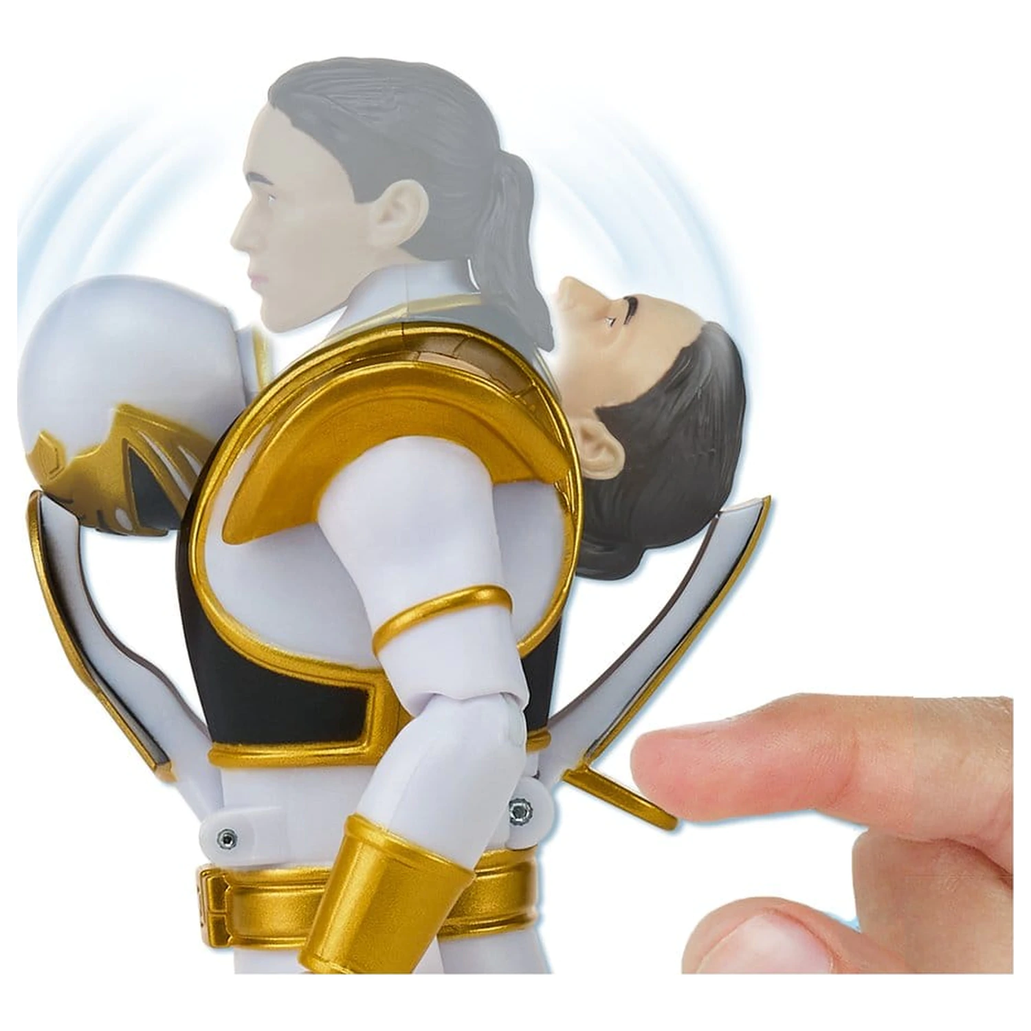 Power Rangers Auto-Morphin akční figurka White Ranger 15 cm fotografii produktu