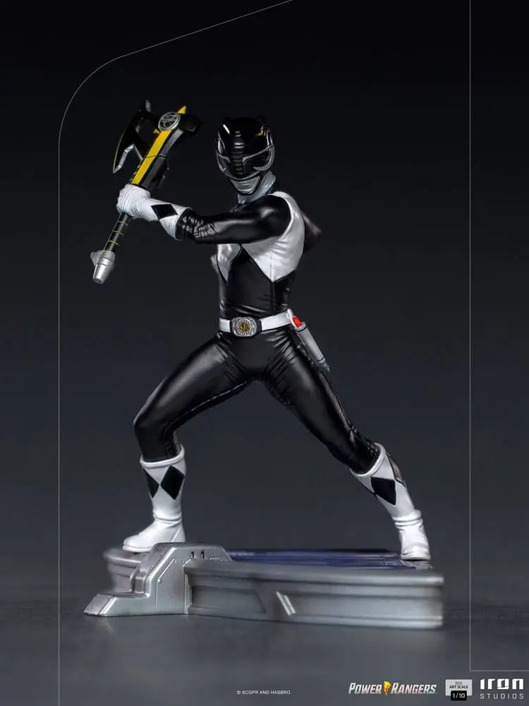 Power Rangers BDS Art Scale socha 1/10 Black Ranger 17 cm fotografii produktu