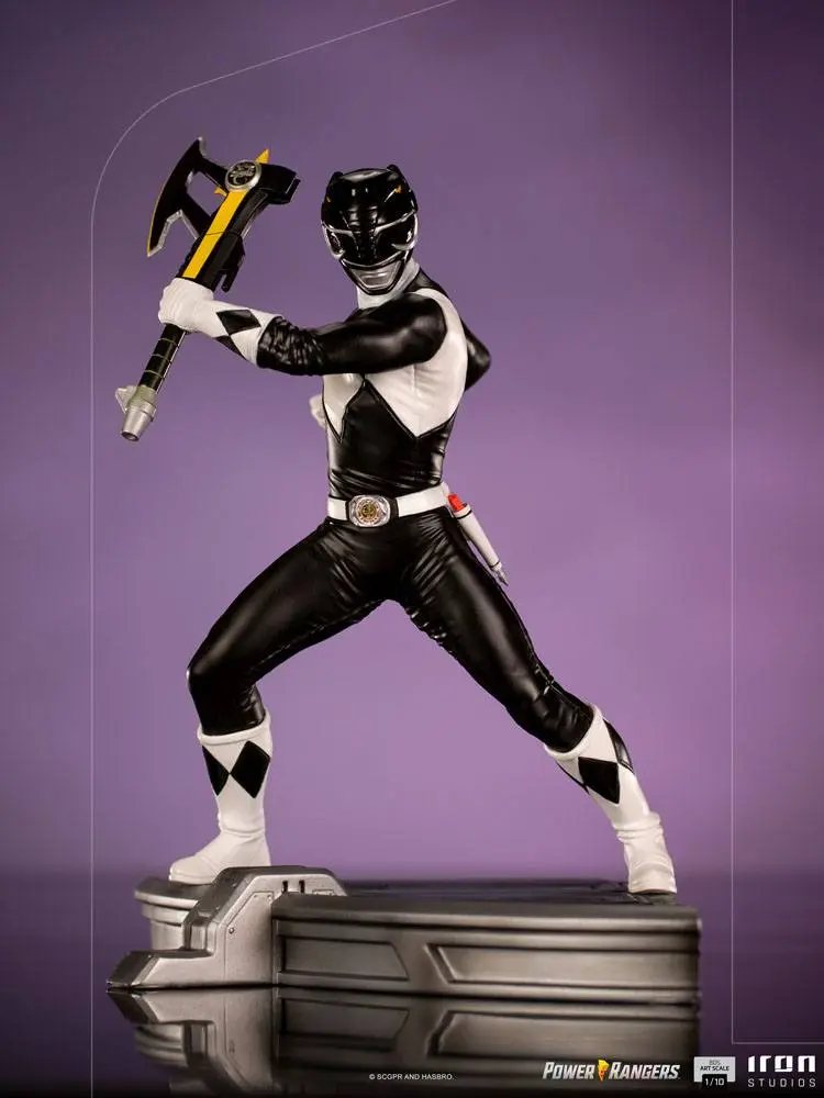 Power Rangers BDS Art Scale socha 1/10 Black Ranger 17 cm fotografii produktu