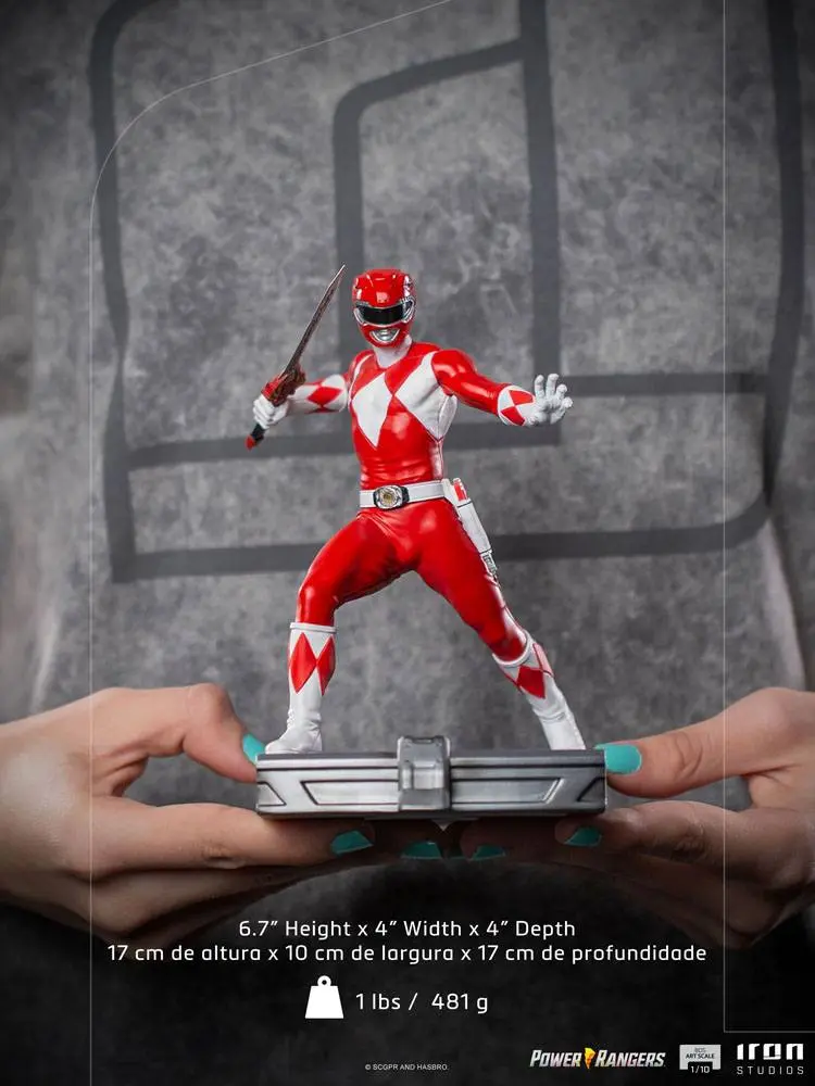 Power Rangers BDS Art Scale Socha 1/10 Red Ranger 17 cm fotografii produktu