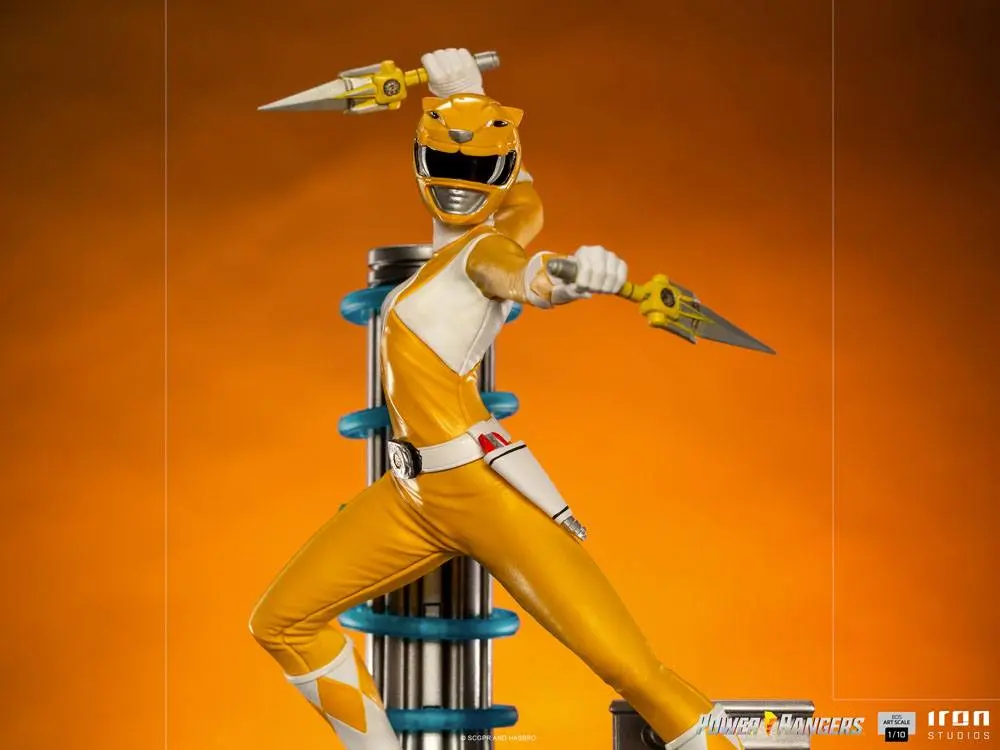 Power Rangers BDS Art Scale soška 1/10 Yellow Ranger 19 cm fotografii produktu