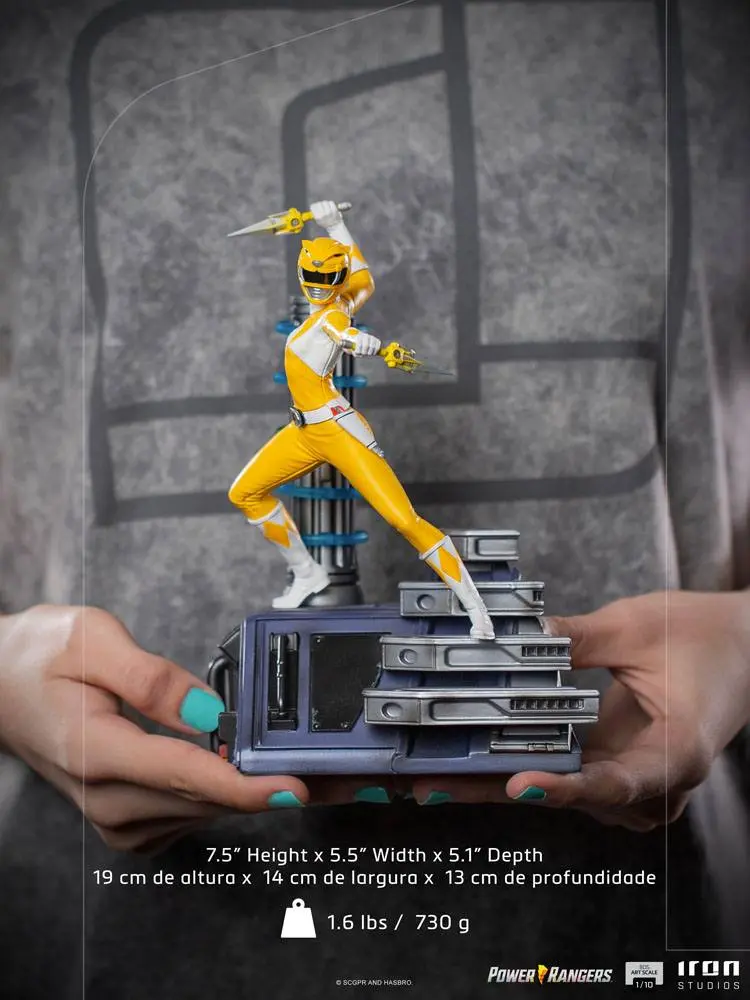 Power Rangers BDS Art Scale soška 1/10 Yellow Ranger 19 cm fotografii produktu