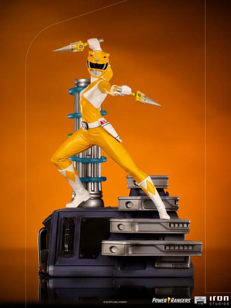 Power Rangers BDS Art Scale soška 1/10 Yellow Ranger 19 cm fotografii produktu