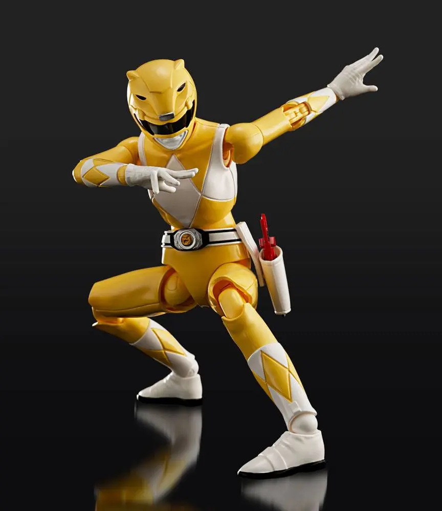 Power Rangers Furai Model plastiková stavebnice Yellow Ranger 13 cm fotografii produktu