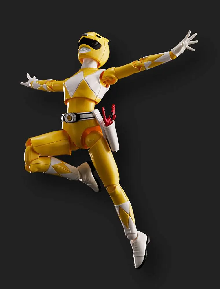 Power Rangers Furai Model plastiková stavebnice Yellow Ranger 13 cm fotografii produktu