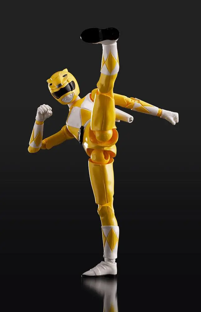 Power Rangers Furai Model plastiková stavebnice Yellow Ranger 13 cm fotografii produktu