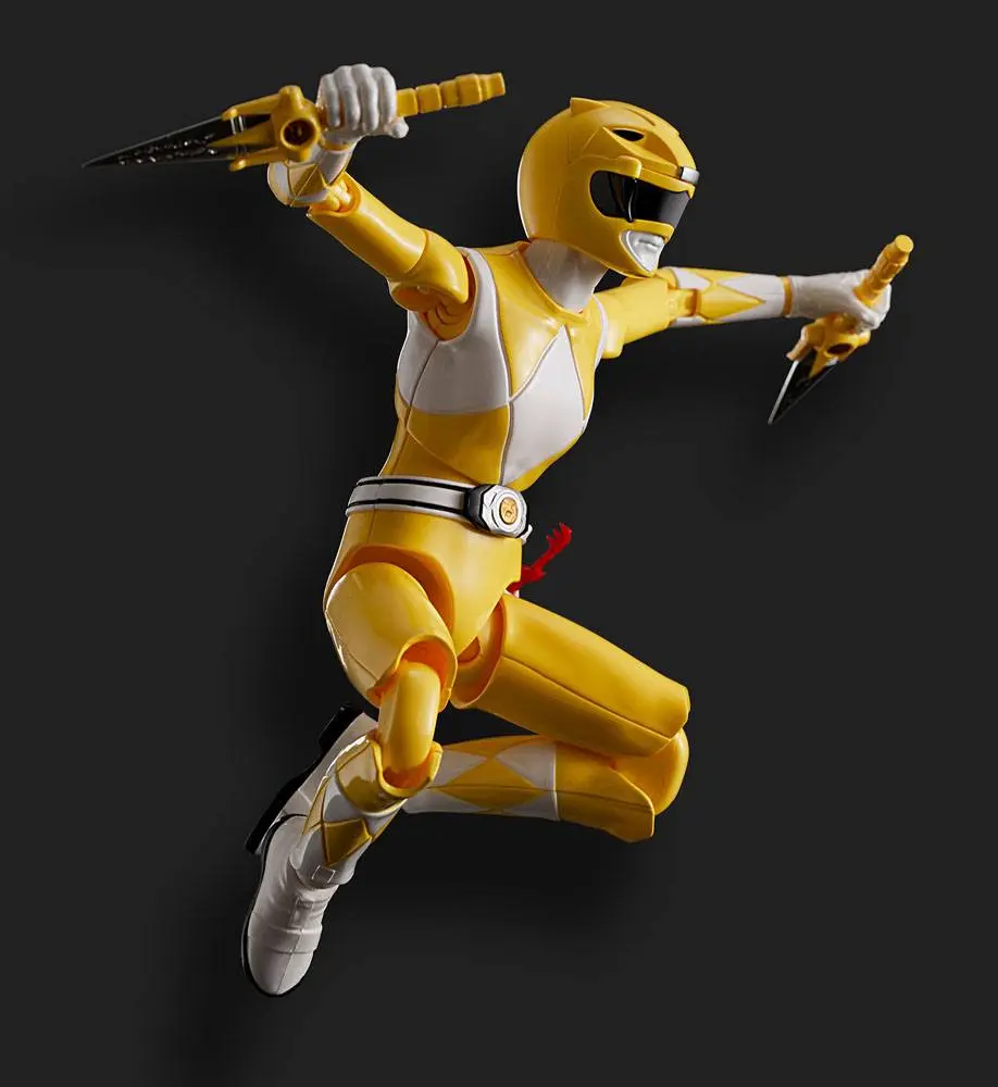 Power Rangers Furai Model plastiková stavebnice Yellow Ranger 13 cm fotografii produktu