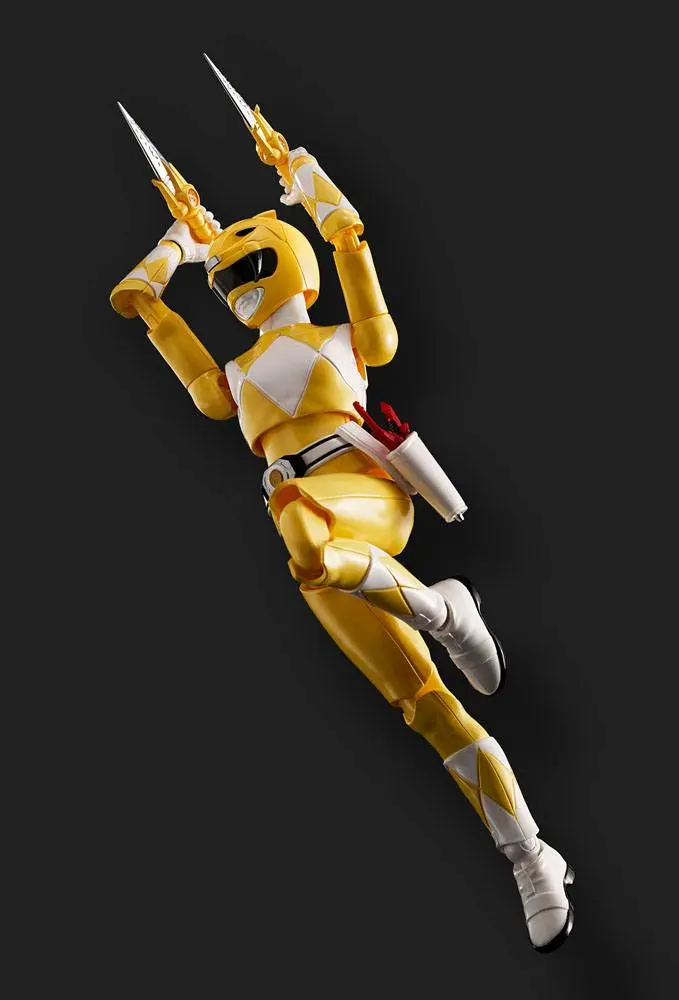 Power Rangers Furai Model plastiková stavebnice Yellow Ranger 13 cm fotografii produktu