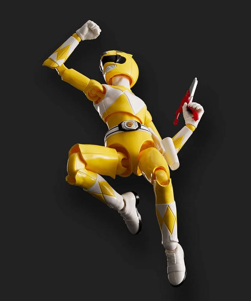 Power Rangers Furai Model plastiková stavebnice Yellow Ranger 13 cm fotografii produktu