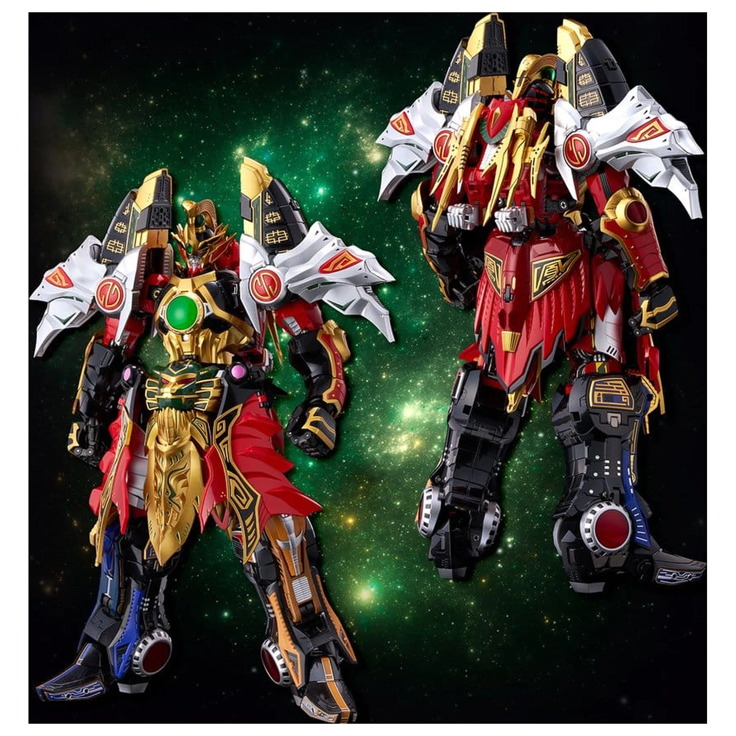 Power Rangers Go! Kuro Kara Combine akční figurka Thunder Megazord 28 cm fotografii produktu