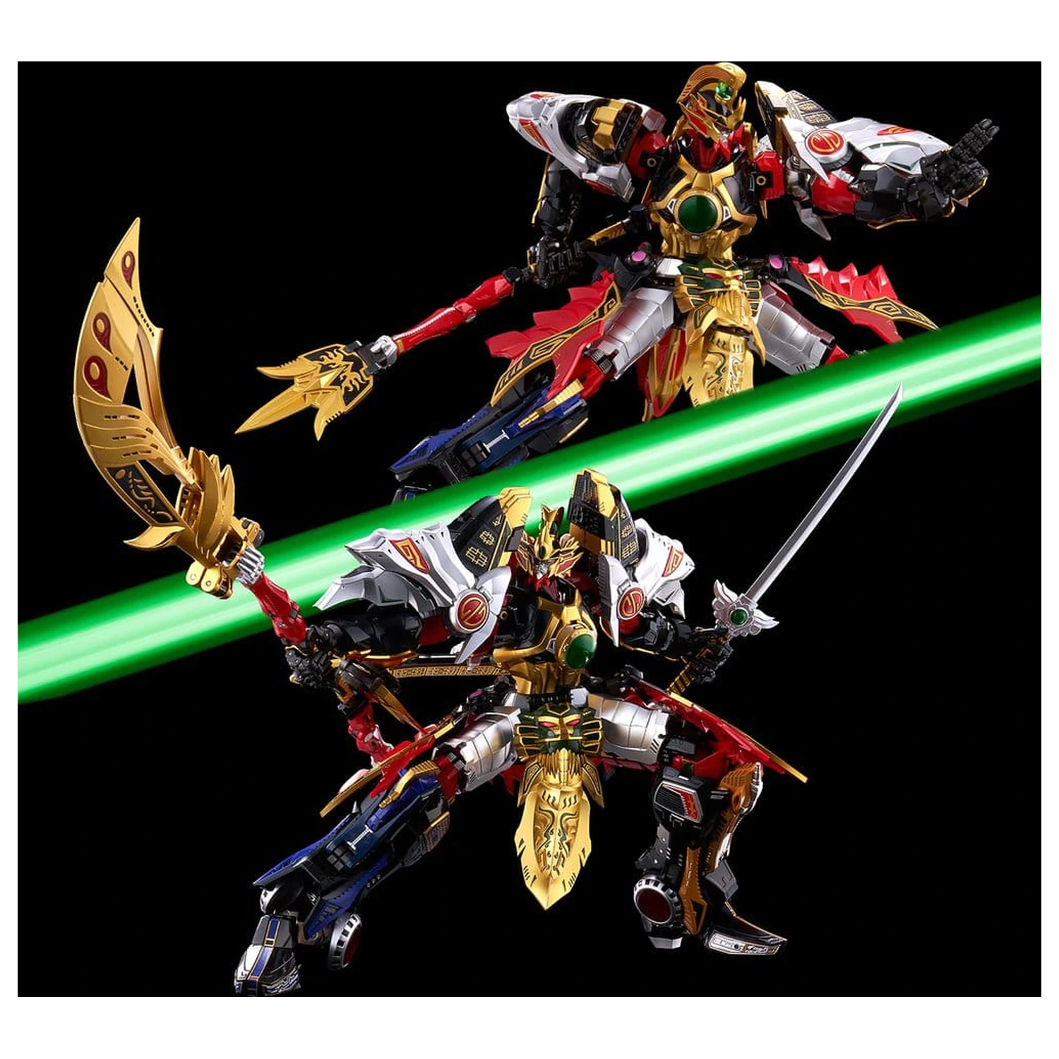 Power Rangers Go! Kuro Kara Combine akční figurka Thunder Megazord 28 cm fotografii produktu