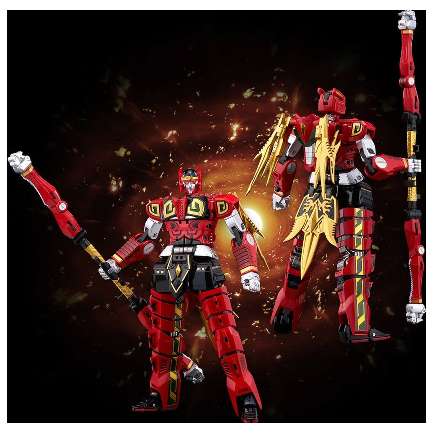 Power Rangers Go! Kuro Kara Combine akční figurka Thunder Megazord 28 cm fotografii produktu