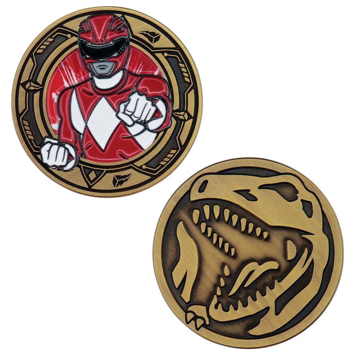 Power Rangers sběratelská mince Red Ranger Limitovaná edice fotografii produktu