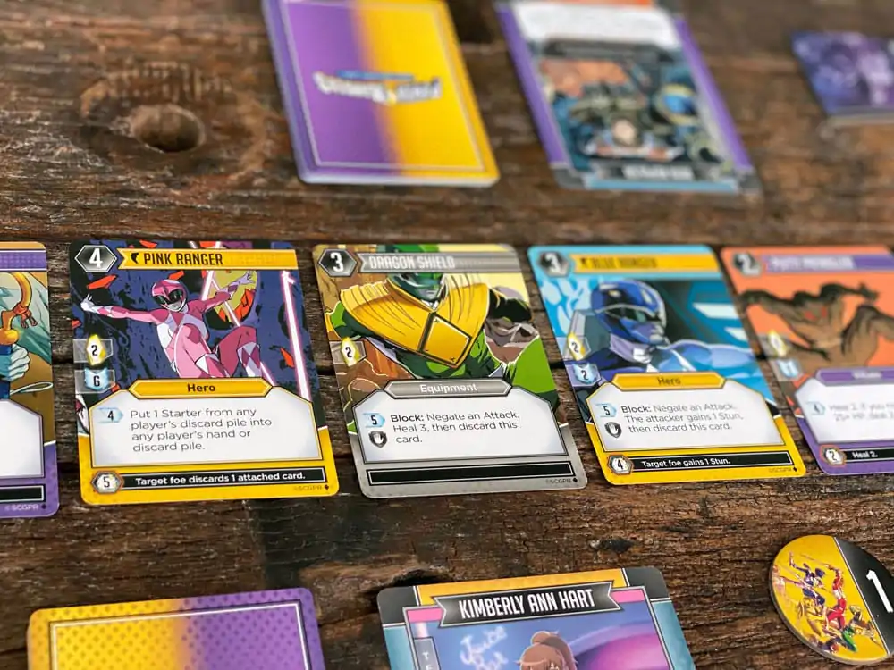 Power Rangers karetní hra Deck-Building *Englische Version* fotografii produktu