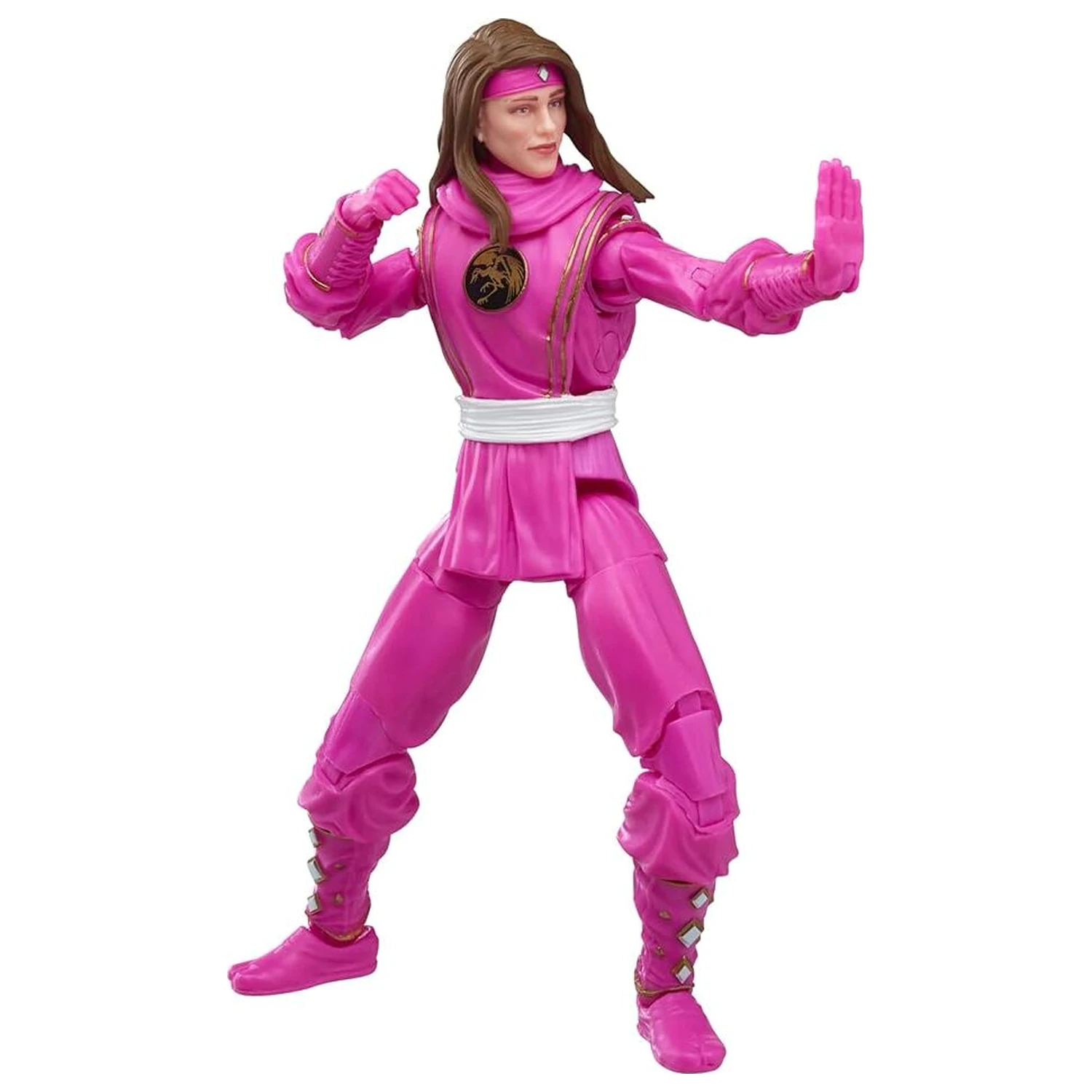 Power Rangers Lightning Collection Mighty Morphin Ninja Pink Ranger figurka 15cm fotografii produktu