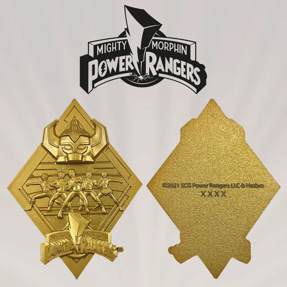 Power Rangers Medallion Limitovaná edice (pozlaceno) fotografii produktu