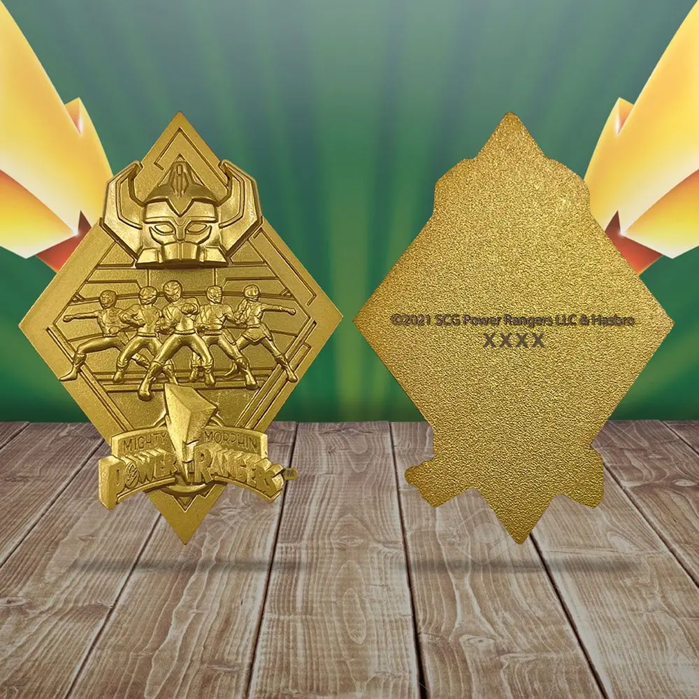 Power Rangers Medallion Limitovaná edice (pozlaceno) fotografii produktu