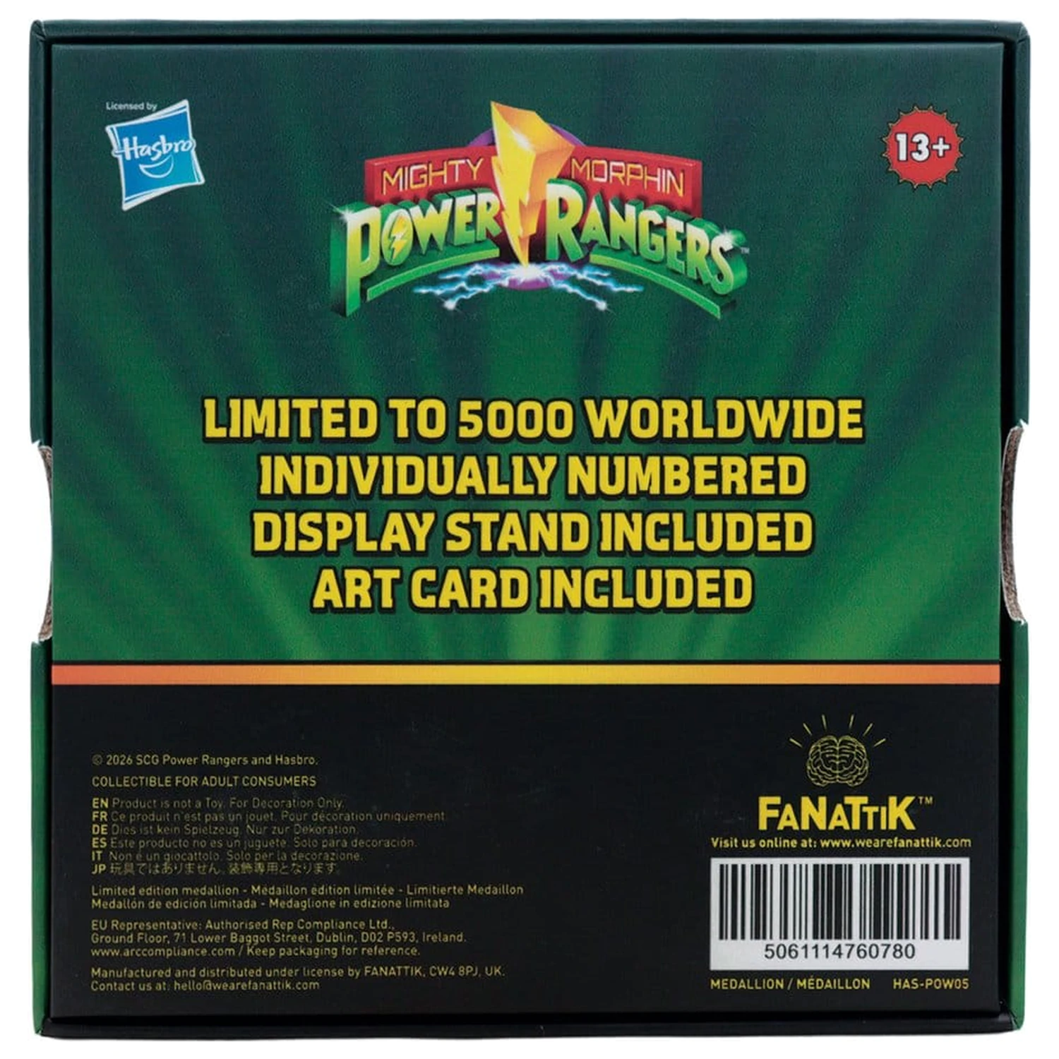 Power Rangers Medallion Megazord limitovaná edice fotografii produktu