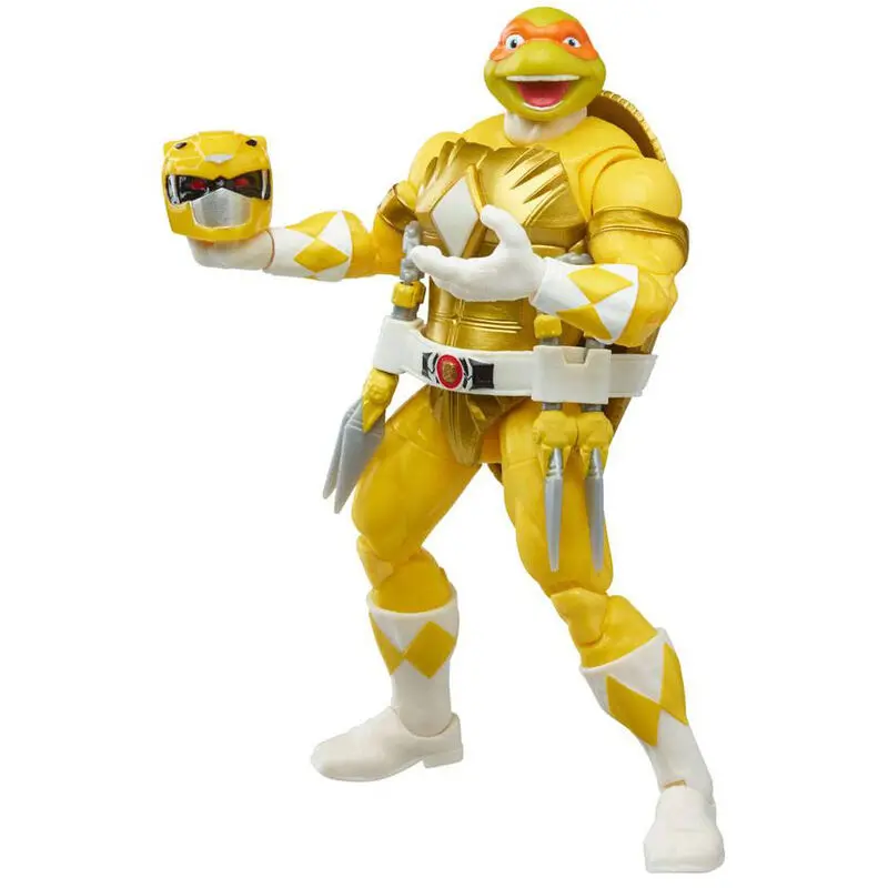 Power Rangers x TMNT Lightning Collection akční figurky 2022 Morphed April O'Neil a Michelangelo fotografii produktu