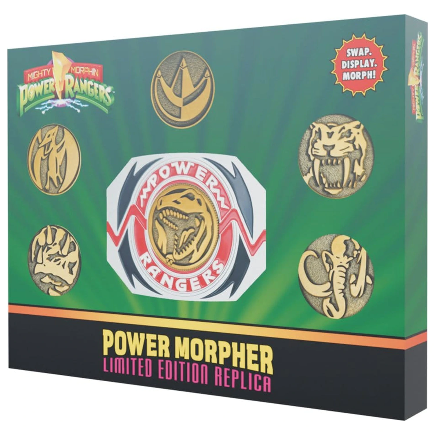 Power Rangers replika vyměnitelný Power Morpher limitovaná edice 7 x 9 cm fotografii produktu