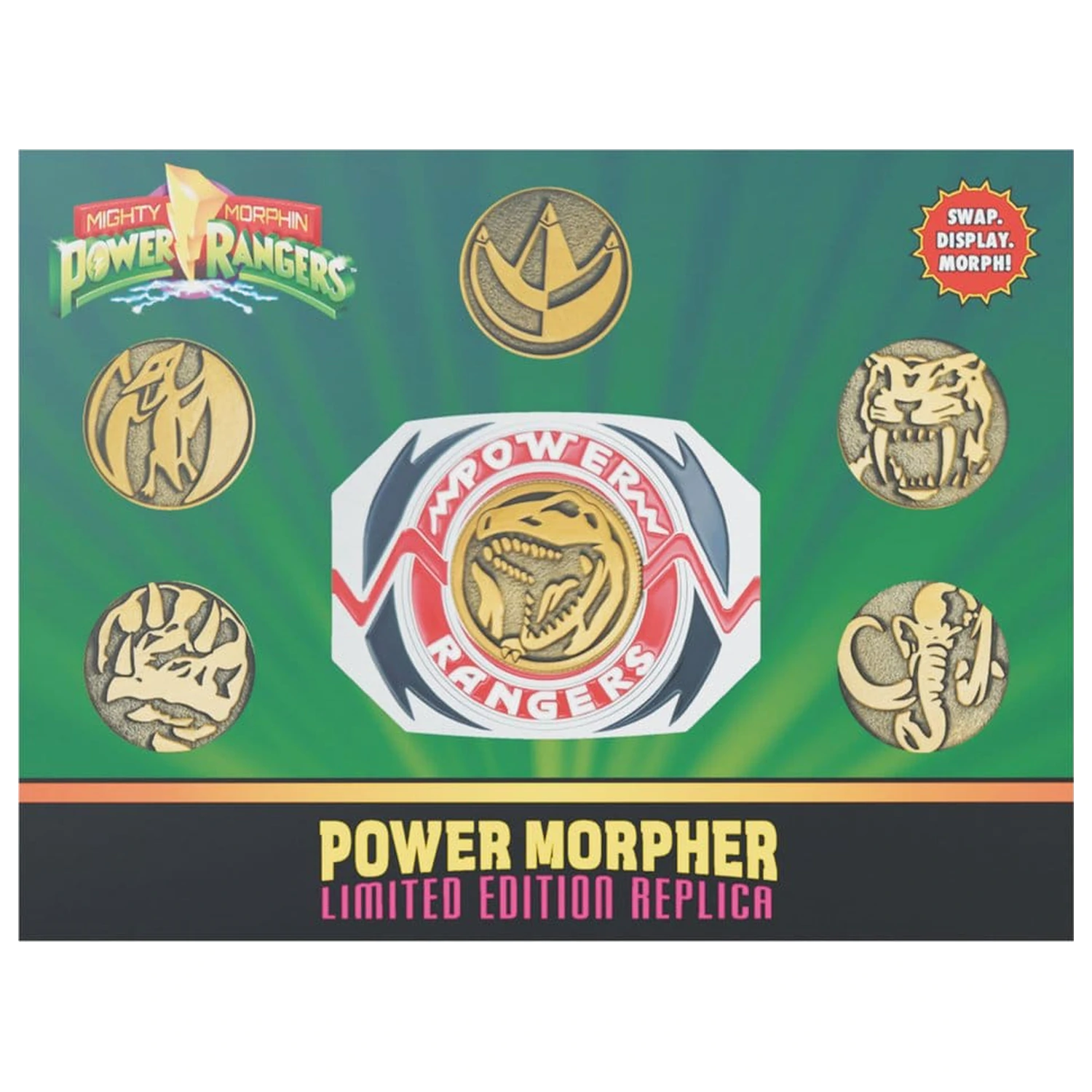 Power Rangers replika vyměnitelný Power Morpher limitovaná edice 7 x 9 cm fotografii produktu