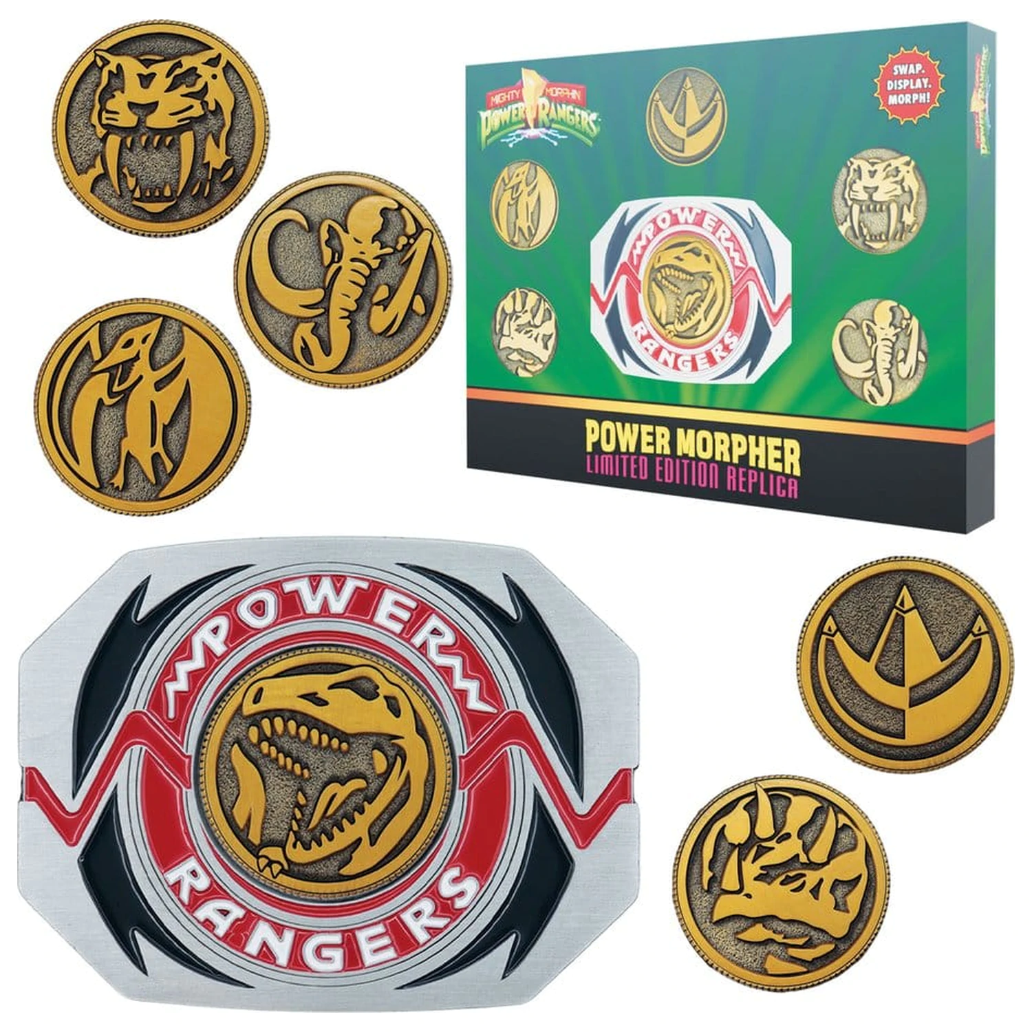 Power Rangers replika vyměnitelný Power Morpher limitovaná edice 7 x 9 cm fotografii produktu