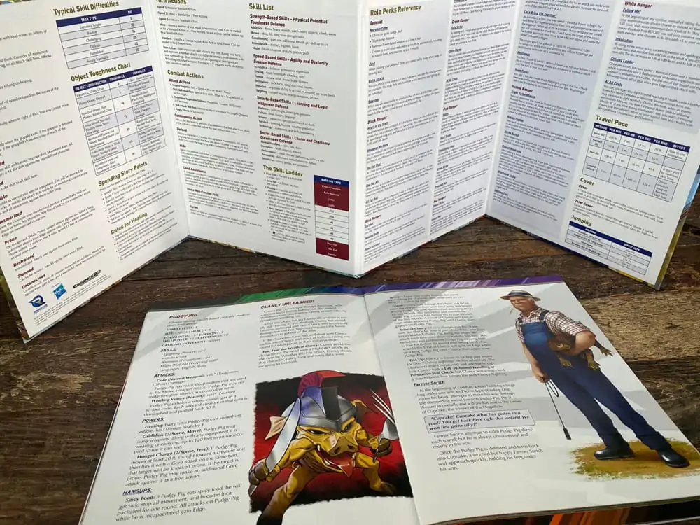 Power Rangers RPG kniha A Glutton for Punishment Adventure & GM Screen *Englische Version* fotografii produktu