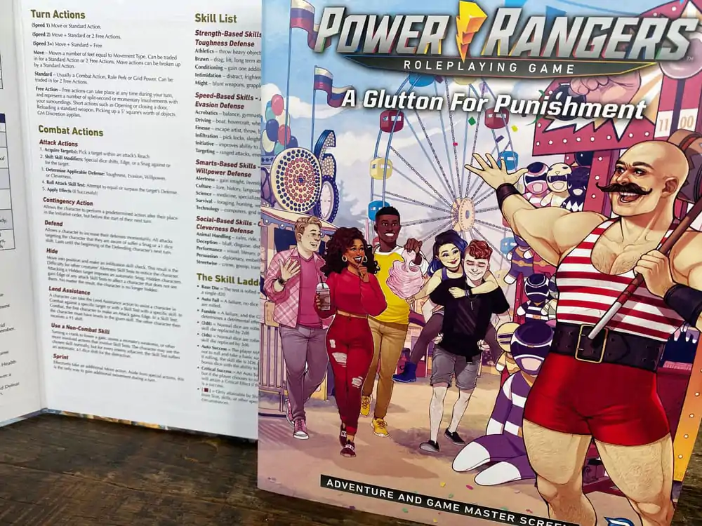Power Rangers RPG kniha A Glutton for Punishment Adventure & GM Screen *Englische Version* fotografii produktu