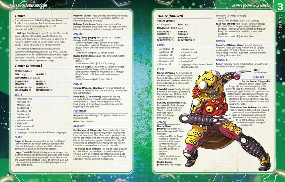Power Rangers RPG book Finster's Monster-Matic Cookbook Sourcebook Anglická verzePower Rangers RPG kniha Finster's Monster-Matic Cookbook Sourcebook Anglická verze fotografii produktu