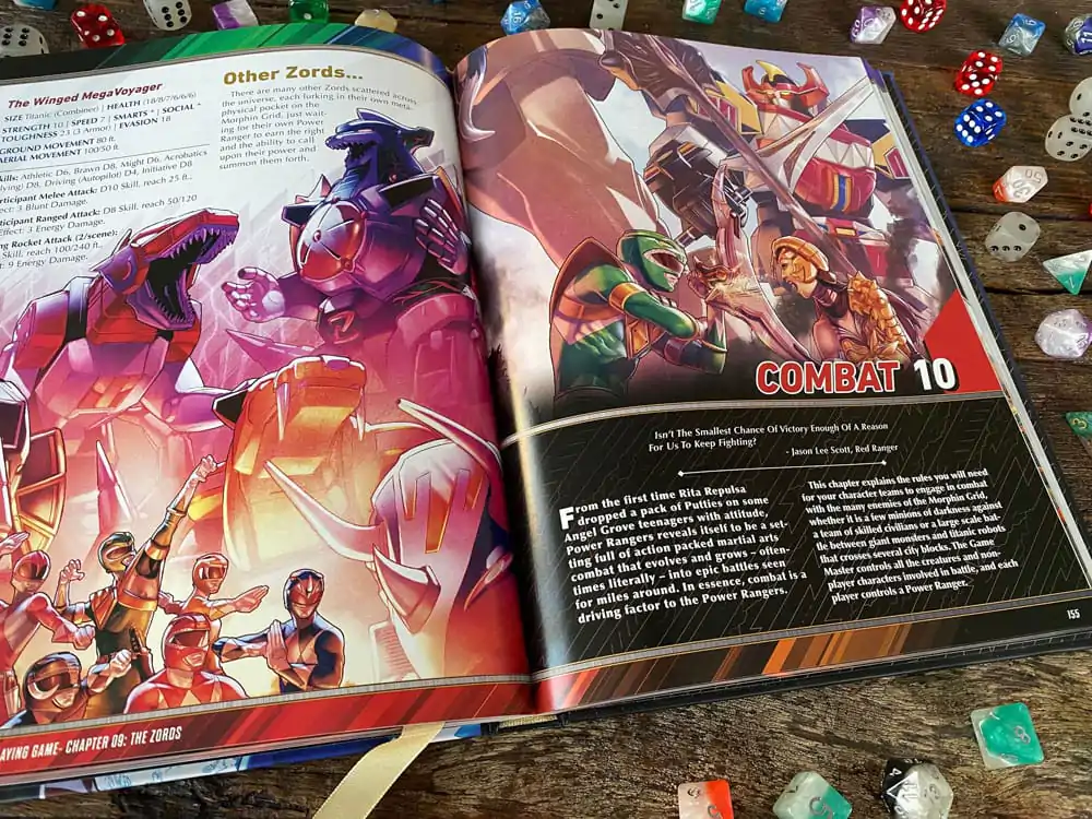Power Rangers RPG Rulebook Core *English Version* - Základní příručka pravidel RPG fotografii produktu