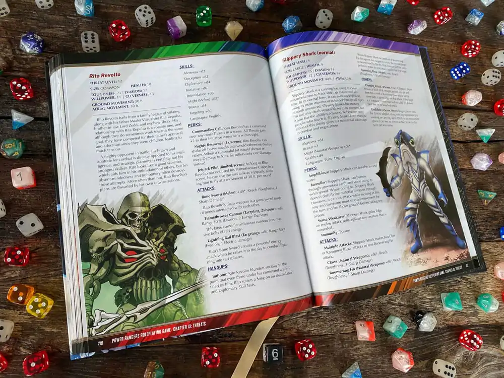 Power Rangers RPG Rulebook Core *English Version* - Základní příručka pravidel RPG fotografii produktu