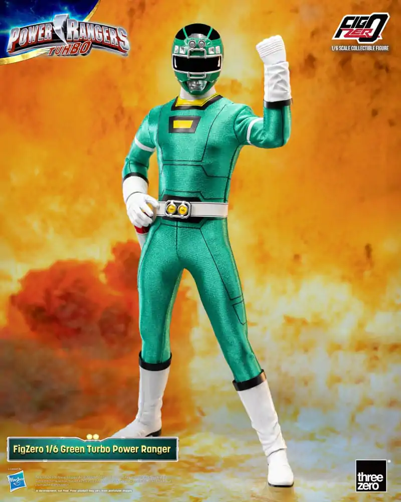 Power Rangers Turbo FigZero akční figurka 1/6 Green Turbo Power Ranger 30 cm fotografii produktu