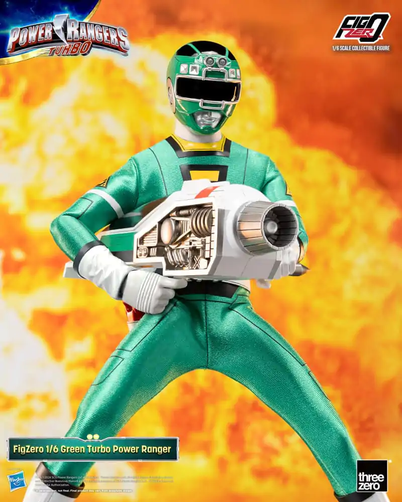 Power Rangers Turbo FigZero akční figurka 1/6 Green Turbo Power Ranger 30 cm fotografii produktu