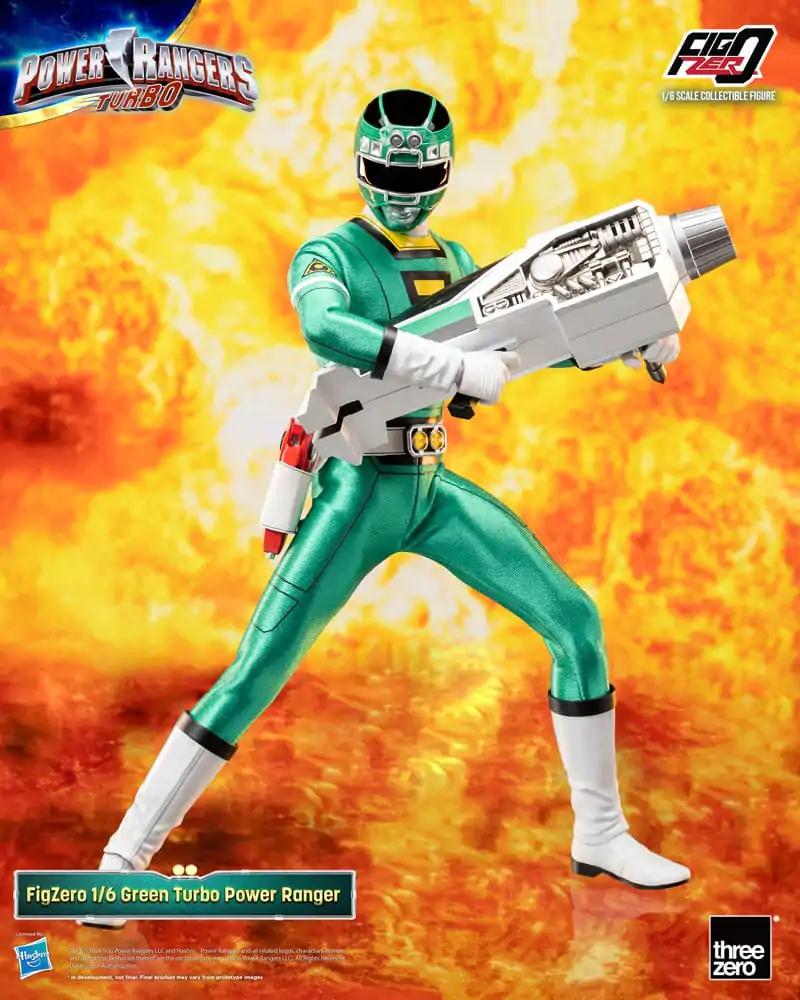 Power Rangers Turbo FigZero akční figurka 1/6 Green Turbo Power Ranger 30 cm fotografii produktu