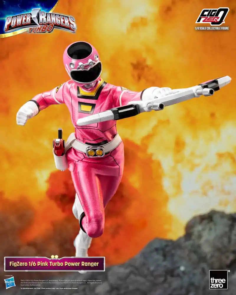 Power Rangers Turbo FigZero Akční figurka 1/6 Růžový Turbo Power Ranger 30 cm fotografii produktu