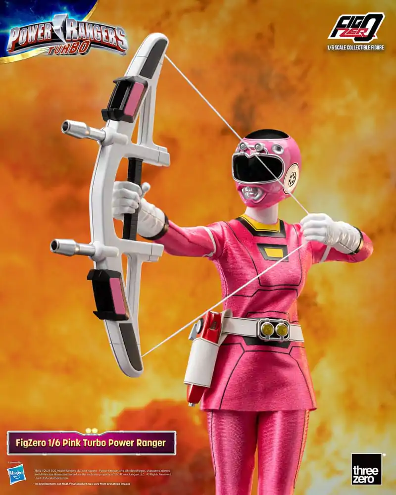 Power Rangers Turbo FigZero Akční figurka 1/6 Růžový Turbo Power Ranger 30 cm fotografii produktu