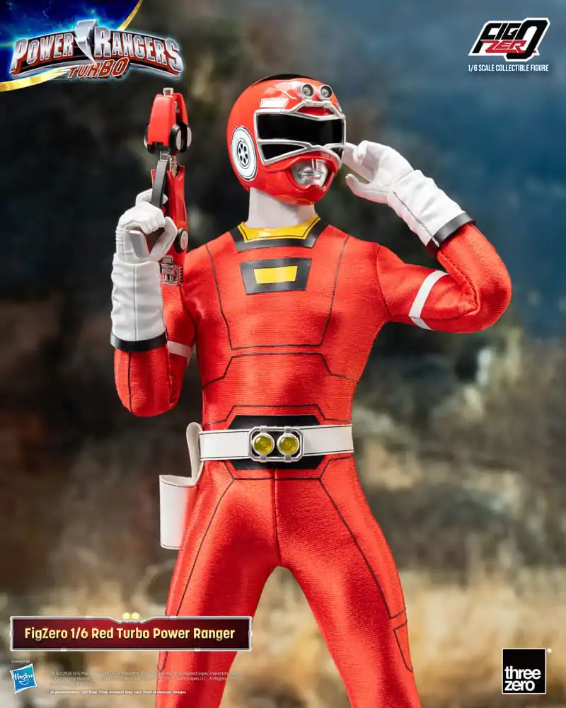 Power Rangers Turbo FigZero akční figurka 1/6 Red Turbo Power Ranger 30 cm fotografii produktu