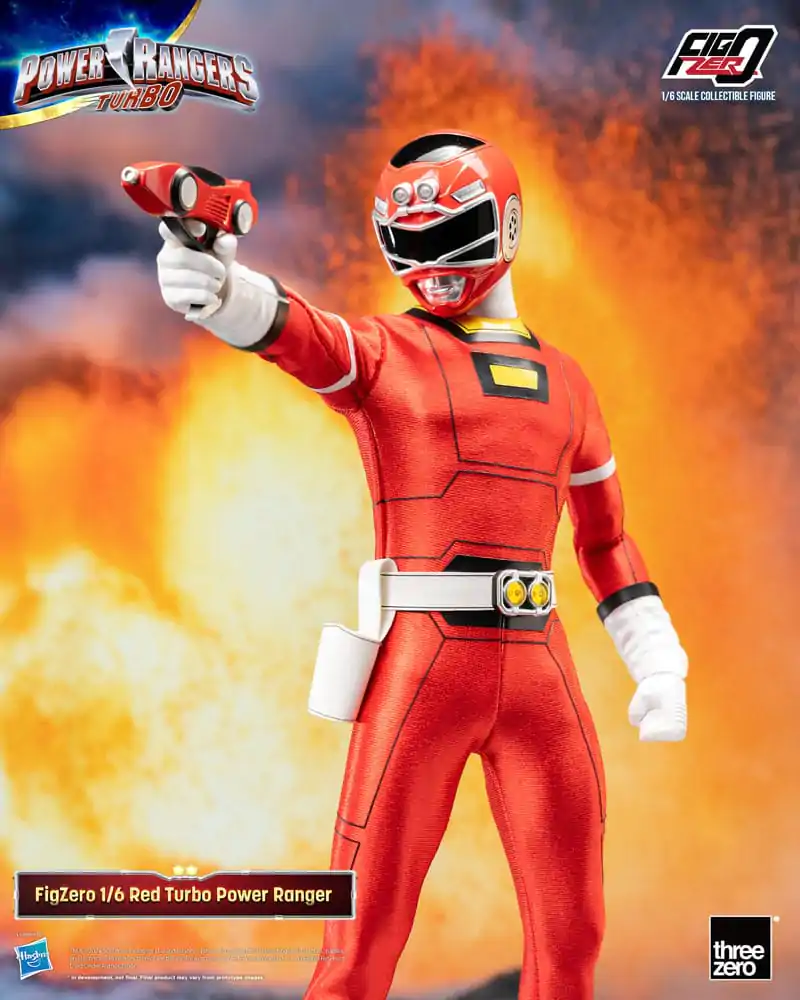 Power Rangers Turbo FigZero akční figurka 1/6 Red Turbo Power Ranger 30 cm fotografii produktu