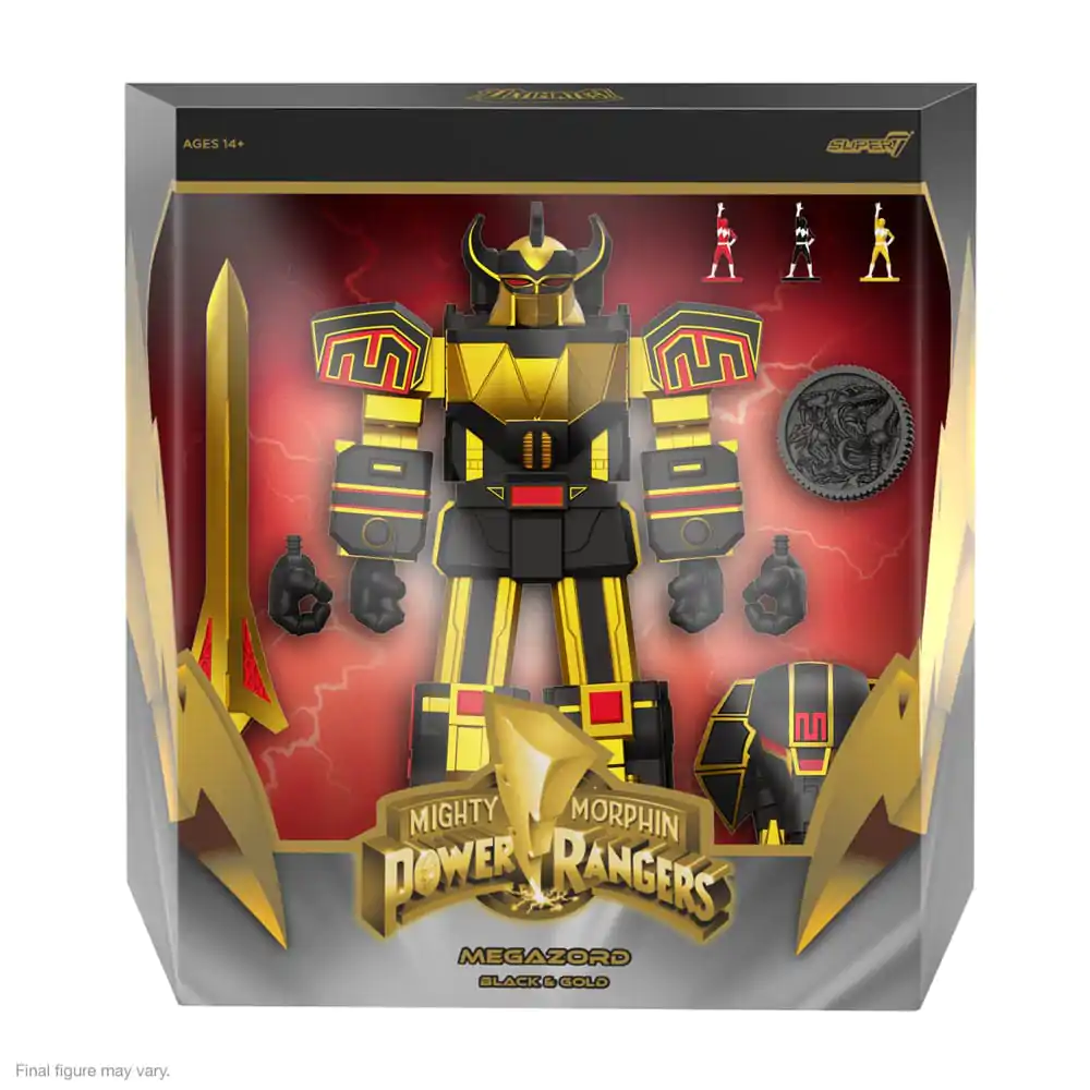 Power Rangers Ultimates Akční figurka Megazord (Black/Gold) 18 cm fotografii produktu