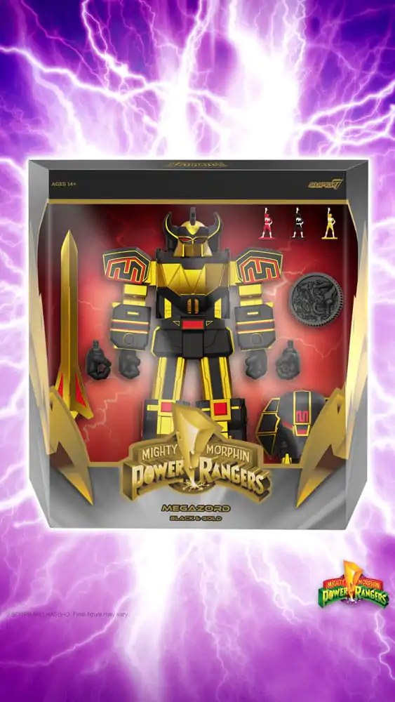 Power Rangers Ultimates Akční figurka Megazord (Black/Gold) 18 cm fotografii produktu