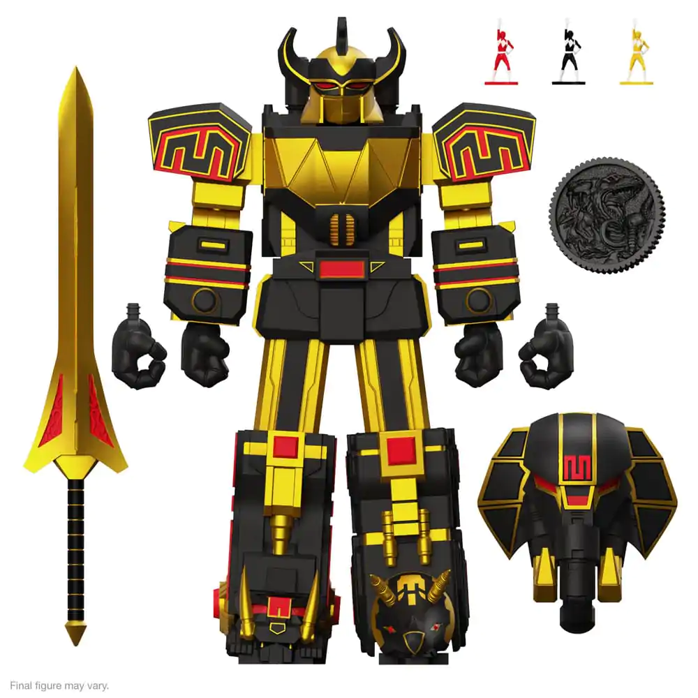 Power Rangers Ultimates Akční figurka Megazord (Black/Gold) 18 cm fotografii produktu