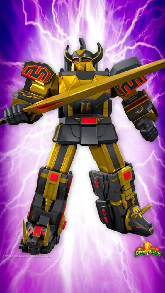 Power Rangers Ultimates Akční figurka Megazord (Black/Gold) 18 cm fotografii produktu