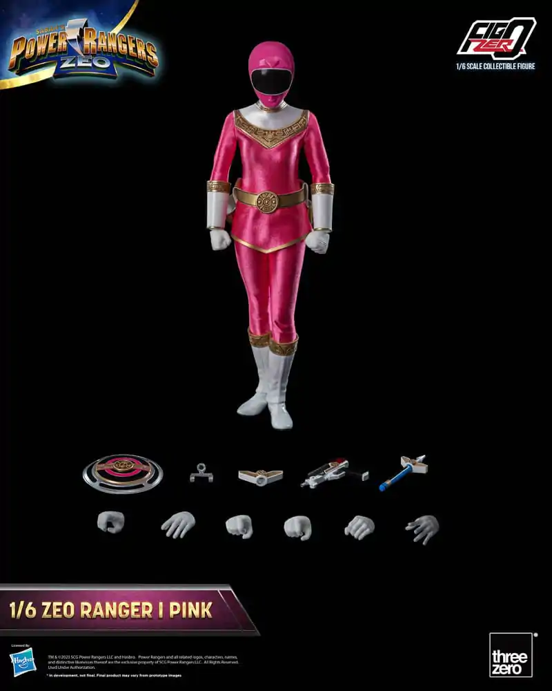 Power Rangers Zeo FigZero Akční figurka 1/6 Ranger I Pink 30 cm fotografii produktu