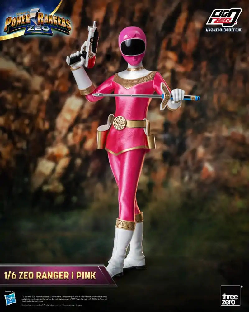 Power Rangers Zeo FigZero Akční figurka 1/6 Ranger I Pink 30 cm fotografii produktu