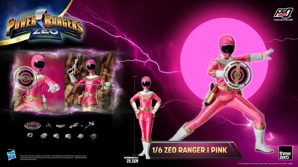 Power Rangers Zeo FigZero Akční figurka 1/6 Ranger I Pink 30 cm fotografii produktu