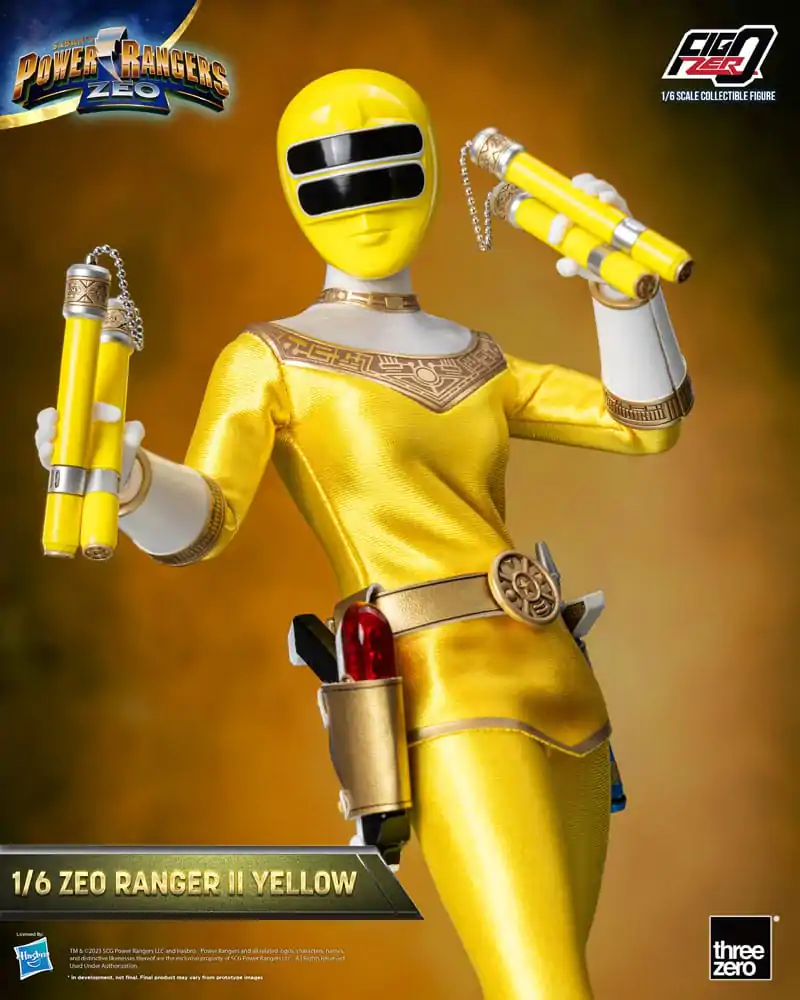 Power Rangers Zeo FigZero Akční figurka 1/6 Strážce II Žlutý 30 cm fotografii produktu