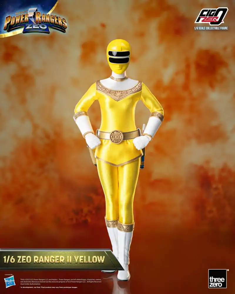 Power Rangers Zeo FigZero Akční figurka 1/6 Strážce II Žlutý 30 cm fotografii produktu